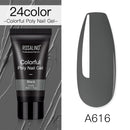 ROSALIND Poly Nail Gel For Nails Extension Finger nail art Manicure Acryl gel Varnish hybrid 30ML Poly Nail Gel Polish Extension
