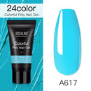 ROSALIND Poly Nail Gel For Nails Extension Finger nail art Manicure Acryl gel Varnish hybrid 30ML Poly Nail Gel Polish Extension