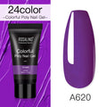 ROSALIND Poly Nail Gel For Nails Extension Finger nail art Manicure Acryl gel Varnish hybrid 30ML Poly Nail Gel Polish Extension