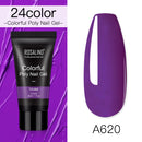 ROSALIND Poly Nail Gel For Nails Extension Finger nail art Manicure Acryl gel Varnish hybrid 30ML Poly Nail Gel Polish Extension