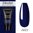 ROSALIND Poly Nail Gel For Nails Extension Finger nail art Manicure Acryl gel Varnish hybrid 30ML Poly Nail Gel Polish Extension