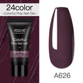 ROSALIND Poly Nail Gel For Nails Extension Finger nail art Manicure Acryl gel Varnish hybrid 30ML Poly Nail Gel Polish Extension