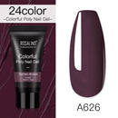 ROSALIND Poly Nail Gel For Nails Extension Finger nail art Manicure Acryl gel Varnish hybrid 30ML Poly Nail Gel Polish Extension