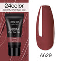 ROSALIND Poly Nail Gel For Nails Extension Finger nail art Manicure Acryl gel Varnish hybrid 30ML Poly Nail Gel Polish Extension
