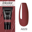 ROSALIND Poly Nail Gel For Nails Extension Finger nail art Manicure Acryl gel Varnish hybrid 30ML Poly Nail Gel Polish Extension