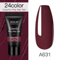 ROSALIND Poly Nail Gel For Nails Extension Finger nail art Manicure Acryl gel Varnish hybrid 30ML Poly Nail Gel Polish Extension