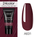 ROSALIND Poly Nail Gel For Nails Extension Finger nail art Manicure Acryl gel Varnish hybrid 30ML Poly Nail Gel Polish Extension