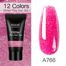 ROSALIND Poly Nail Gel For Nails Extension Finger nail art Manicure Acryl gel Varnish hybrid 30ML Poly Nail Gel Polish Extension