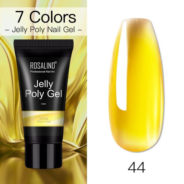 ROSALIND Poly Nail Gel For Nails Extension Finger nail art Manicure Acryl gel Varnish hybrid 30ML Poly Nail Gel Polish Extension