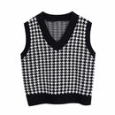 Women Vest Sweater 2021 Fashion Knitted Sweater Loose Vintage Female Waistcoat Chic Oversize Sweater Tops Women Clothes Outfit