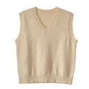 Women Vest Sweater 2021 Fashion Knitted Sweater Loose Vintage Female Waistcoat Chic Oversize Sweater Tops Women Clothes Outfit