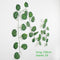 230cm green silk artificial Hanging ivy leaf plants vines leaves 1Pcs diy For Home Bathroom Decoration Garden Party Decor