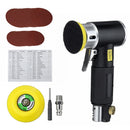 WENXING Orbit Air Sander Mini Pneumatic 1"/2"/3" Grinding Machine set for Car Polishing High Speed Air Powered Polisher air tool
