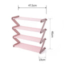 Non-woven shoe storage rack, hall closet, adjustable storage rack, removable storage rack shoe door, DIY, easy to install