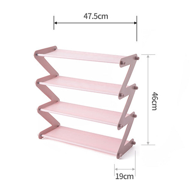 Non-woven shoe storage rack, hall closet, adjustable storage rack, removable storage rack shoe door, DIY, easy to install