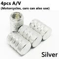 4Pcs Bike Wheel Tire Covered Car Motorcycle Truck Universal Tube Tyre Bicycle AV SV American AIR Valve Cap Dustproof 10 Colors