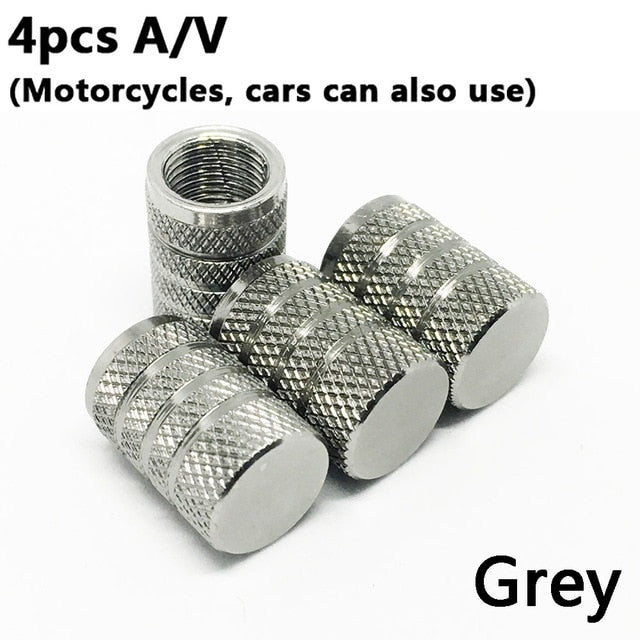 4Pcs Bike Wheel Tire Covered Car Motorcycle Truck Universal Tube Tyre Bicycle AV SV American AIR Valve Cap Dustproof 10 Colors