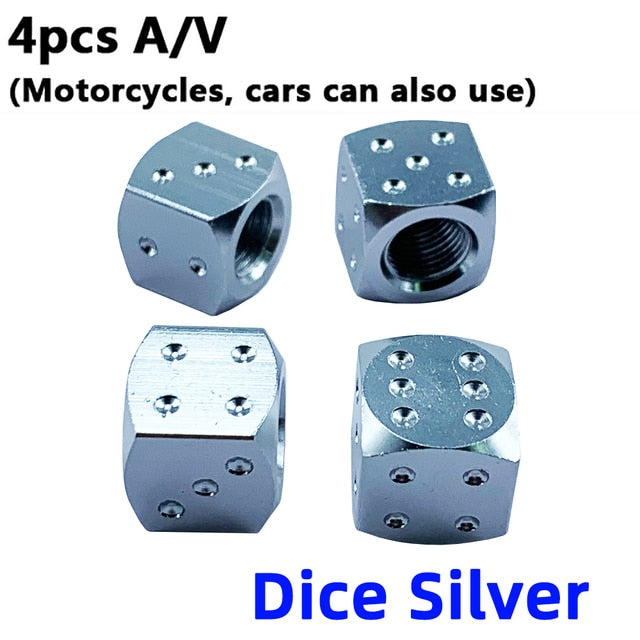 4Pcs Bike Wheel Tire Covered Car Motorcycle Truck Universal Tube Tyre Bicycle AV SV American AIR Valve Cap Dustproof 10 Colors