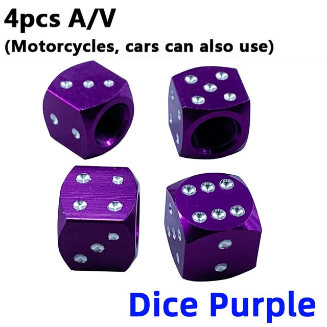 4Pcs Bike Wheel Tire Covered Car Motorcycle Truck Universal Tube Tyre Bicycle AV SV American AIR Valve Cap Dustproof 10 Colors
