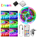 Bluetooth Dream RGB LED Strip DC 12V Led Light Individually Addressable Flexible Smart Lighting Ribbon Tape Controller Adapter