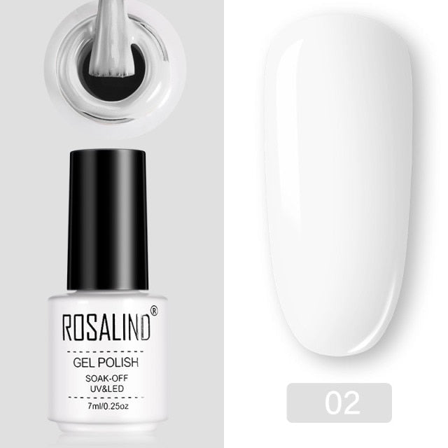 ROSALIND Gel Polish UV Vernis Semi Permanent Primer Top Coat 7ML Varnish primer Gel Nail Art Manicure Gel Nail Polish