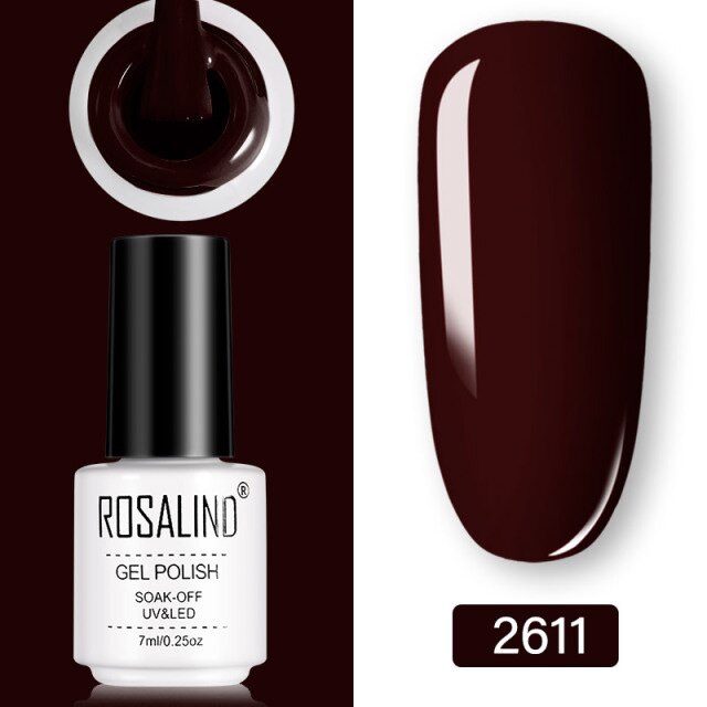 ROSALIND Gel Polish UV Vernis Semi Permanent Primer Top Coat 7ML Varnish primer Gel Nail Art Manicure Gel Nail Polish