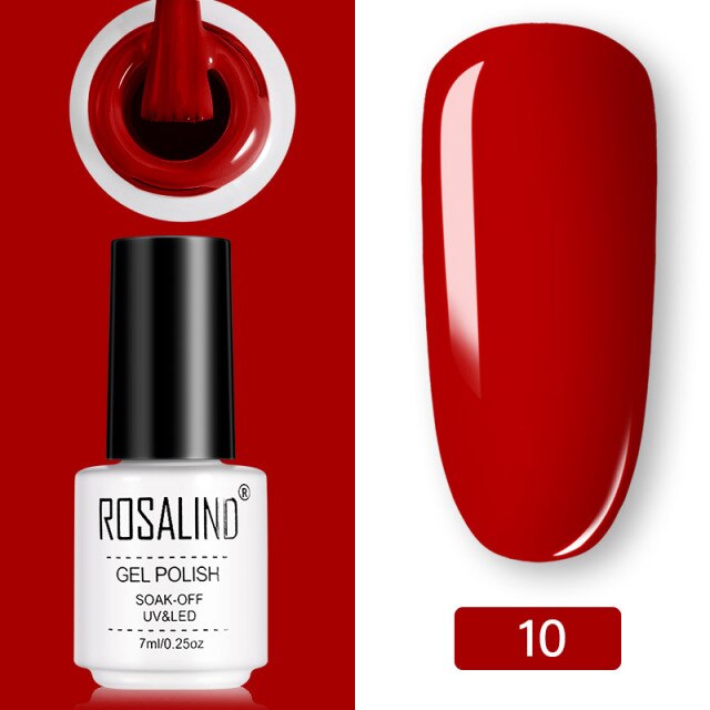 ROSALIND Gel Polish UV Vernis Semi Permanent Primer Top Coat 7ML Varnish primer Gel Nail Art Manicure Gel Nail Polish