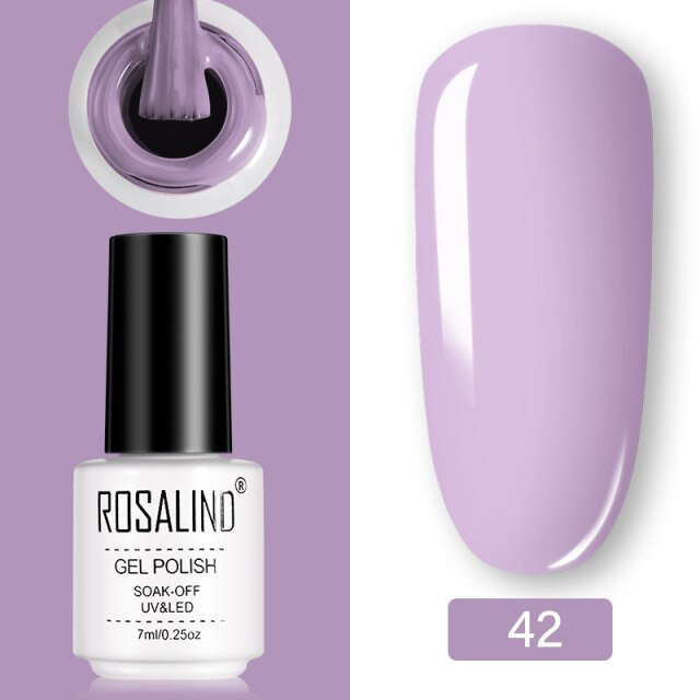 ROSALIND Gel Polish UV Vernis Semi Permanent Primer Top Coat 7ML Varnish primer Gel Nail Art Manicure Gel Nail Polish