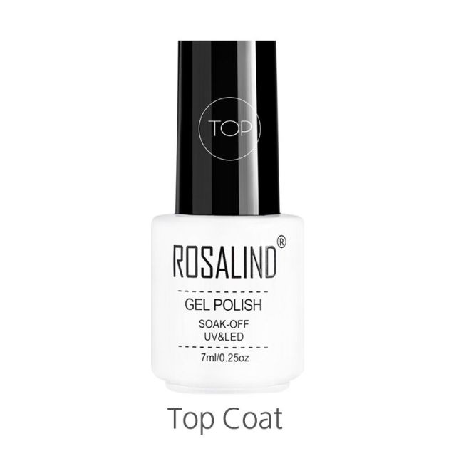 ROSALIND Gel Polish UV Vernis Semi Permanent Primer Top Coat 7ML Varnish primer Gel Nail Art Manicure Gel Nail Polish
