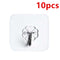 2/6/10PCS Hanger Hook Suction Cup Adhesive Wall Vacuum Sucker Heavy Bathroom TransparentLoad Rack Stainless Steel Transparent