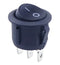 1pc Red Black White ON/OFF Round Rocker Toggle Switch 6A/250VAC 10A 125VAC Power switch cap with Plastic Push Button Switch 2PIN