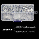 270/135/120pcs 2.8/4.8/6.3mm Crimp Terminals Insulated Seal Electrical Wire Connectors Crimp Terminal Connector Assortment Kit