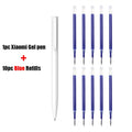 Original Xiaomi Mijia Gel Pen MI Pen 9.5mm Signing Pen PREMEC Smooth Switzerland Refill MiKuni Japan Ink (Black/Blue) Best Gift