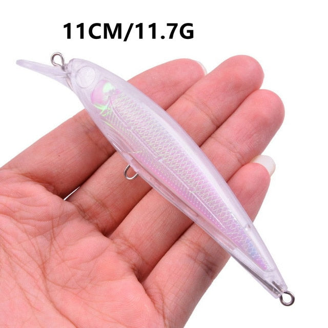 Minnow Fishing Lure 11cm 7.5cm sinking Wobblers Pesca Artificial Hard Bait 3 Hook Crankbait Bass carp Lures Fishing Tackle
