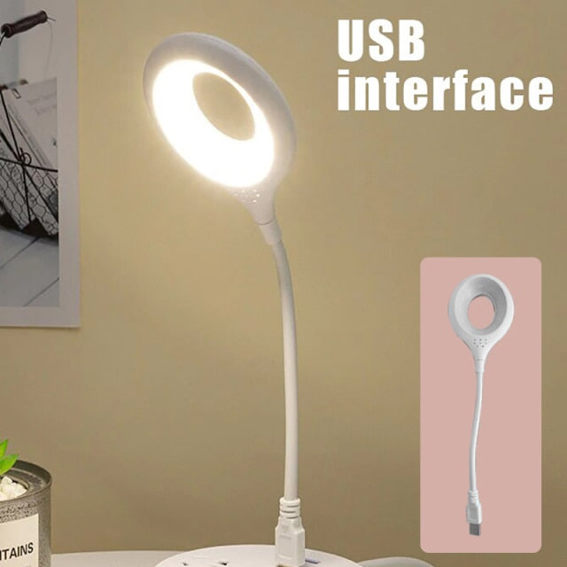 Table Lamp Leds USB Touch Night Light Stepless Dimming Desk Light Eye Protection Learning  Multi-Function Bracket Pen Holder