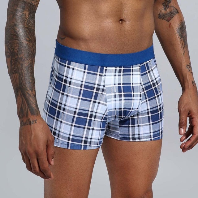 5pcs Boxershorts Men European Plus Size Men Boxers Mens Underwear Boxers Cotton Men Boxer Shorts Men Underpants trunks