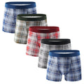 5pcs Boxershorts Men European Plus Size Men Boxers Mens Underwear Boxers Cotton Men Boxer Shorts Men Underpants trunks