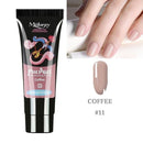 Mobray 15ml Poly Nail Gel Kit Quick Building Set Poly UV Gel Nail Gel Nail Polish For Nail Extensions Acrylic Gel Polish Nails