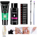 Mobray 15ml Poly Nail Gel Kit Quick Building Set Poly UV Gel Nail Gel Nail Polish For Nail Extensions Acrylic Gel Polish Nails