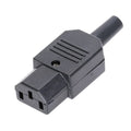 IEC320 C14 C13 Electrical AC Socket 3 Female Male Inlet Plug Connector 3pin Socket Mount
