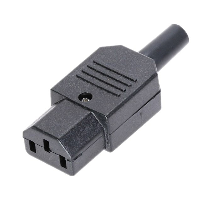 IEC320 C14 C13 Electrical AC Socket 3 Female Male Inlet Plug Connector 3pin Socket Mount