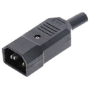 IEC320 C14 C13 Electrical AC Socket 3 Female Male Inlet Plug Connector 3pin Socket Mount