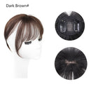 Synthetic Fake Bang Hair Piece Clip In Hair Extension Fake Fringes Bang Women Natural Air Bangs Clip on Bangs 24 Colors