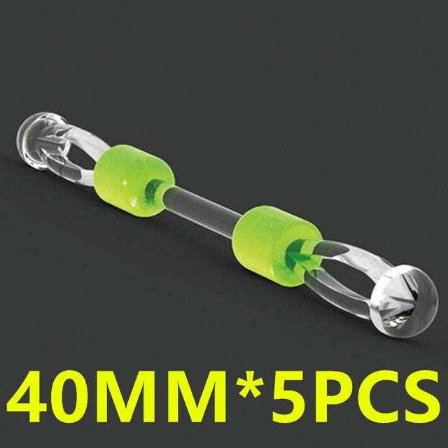 5 Pcs/ Silicone Double Hook Fish Hook Fixed Distance Splitter Fish Line Separator Double Head Anti-wrap Beans