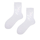 Night Reflect Light Men&Women Sock Funny Black White Harajuku Moon Butterfly Dino Hip-hop Sock for Lover Skateboard 2020 New