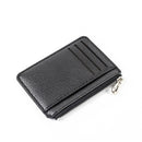 Slim Wallet Purse PU Leather Women Men Card Holder Unisex Zipper Business Card Case Credit Mini Bank Cards Holder Gift Wallet