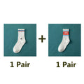 New Women's Fashion Letter Patterned Socks Comfort Harajuku Socks Running Fitness Long Socks Female Casual Cotton Numbers Socks
