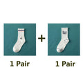 New Women's Fashion Letter Patterned Socks Comfort Harajuku Socks Running Fitness Long Socks Female Casual Cotton Numbers Socks