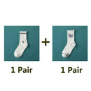 New Women's Fashion Letter Patterned Socks Comfort Harajuku Socks Running Fitness Long Socks Female Casual Cotton Numbers Socks