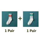 New Women's Fashion Letter Patterned Socks Comfort Harajuku Socks Running Fitness Long Socks Female Casual Cotton Numbers Socks